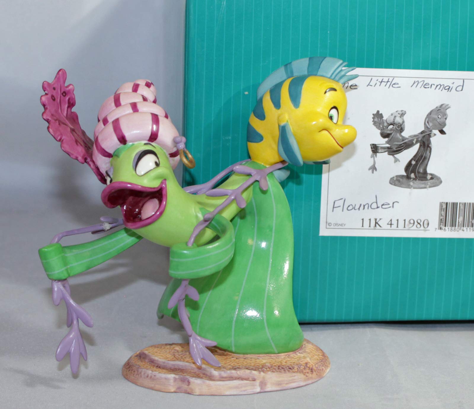 Pee 　WDCC リトル・マーメイド フランダー ファダンゴ Amazon.com: Disney WDCC Flounders Fandango; The Little
